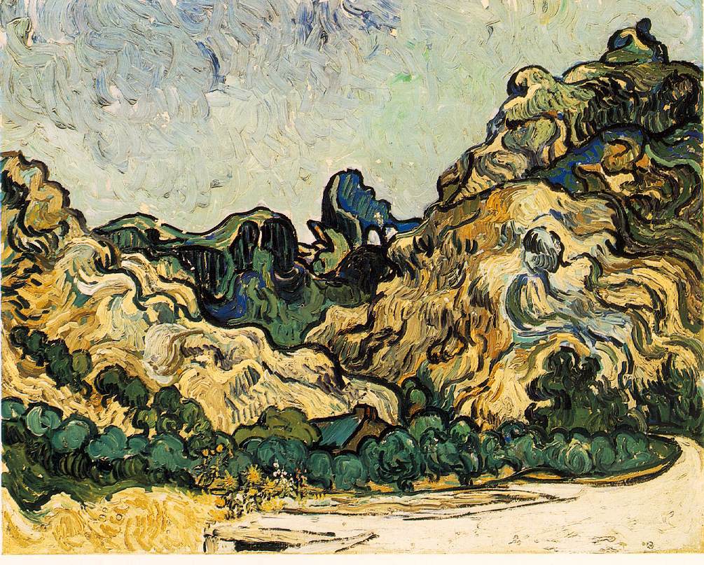 mountains at saint-remy
